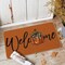 Orange Pumpkin Fall Welcome Doormat, Autumn Home Decor Low-Profile Switch Rug Door Mat Floor Mat for Indoor Outdoor 17x29 inches.